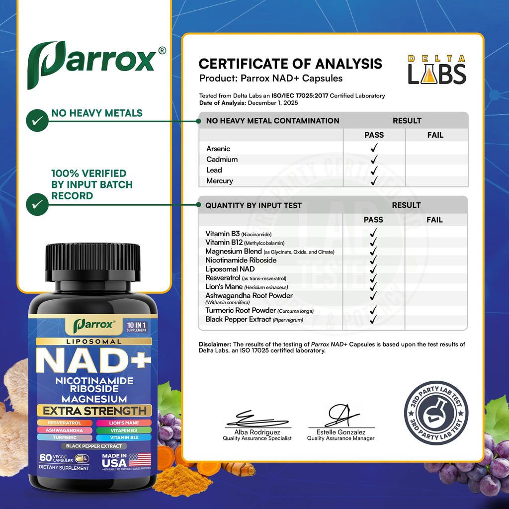 NAD+ Supplement, Liposomal Nicotinamide Riboside, 10-in-1 Strength, 2 Pack