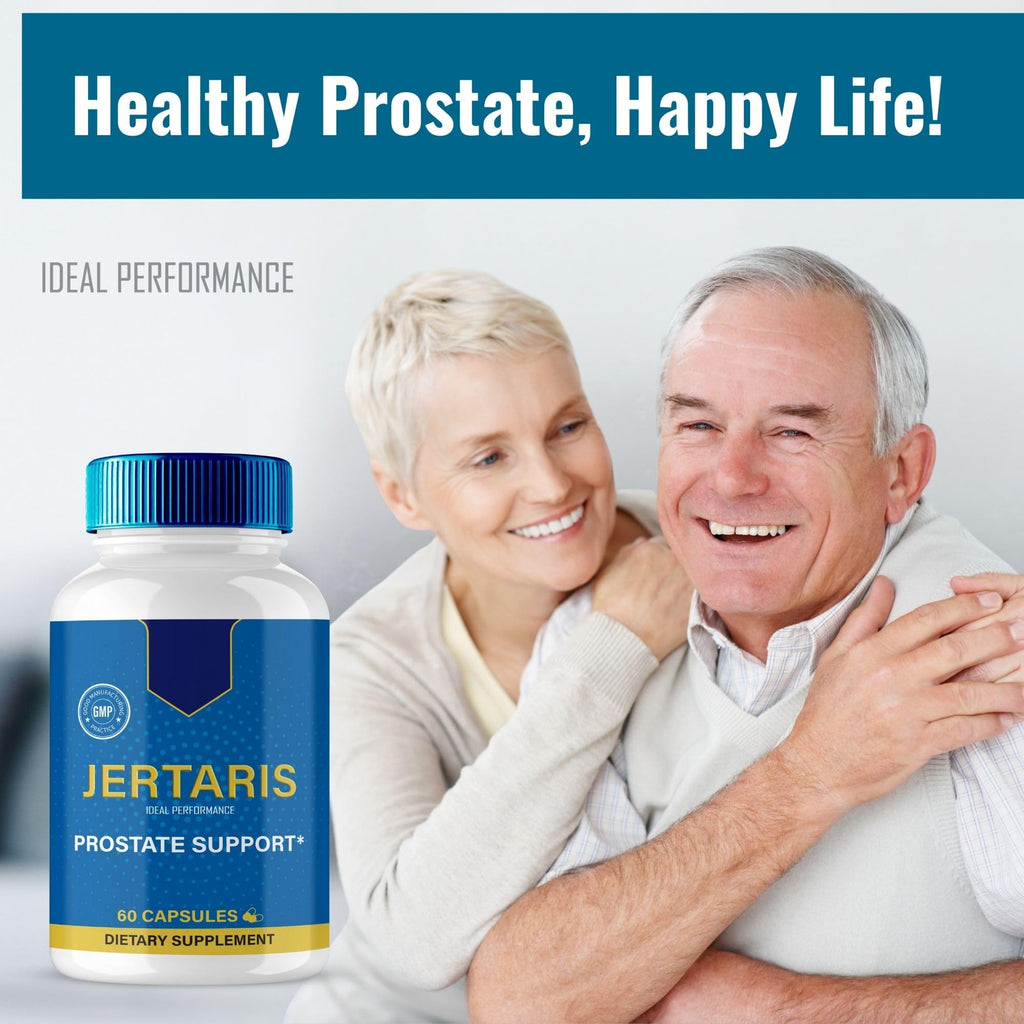 IDEAL PERFORMANCE Jertaris Capsules, Jertaris Prostate Health Supplement Pills - Extra Strength, Jertaris Supports Prostate Heath All Natural Formula, Jerta RIS Capsules, Jer Taris Reviews (3 Pack)