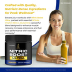 Nitric Boost Ultra Purple Powder, Nitric Boost Ultra for Men Official Formula to Support Energy Levels - Maximum Strength, Nitric Booster Ultra BCAA, NitricBoost Ultra Powder Support Reviews (2 Pack)