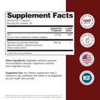 Sandhu's Zinc Quercetin 120 Vegetarian Capsules (Pack of 1) | High Absorption Zink Supplements for Immunity and Seasonal Allergy | Antioxidant Immune Support for Men and Women | Easy to Swallow