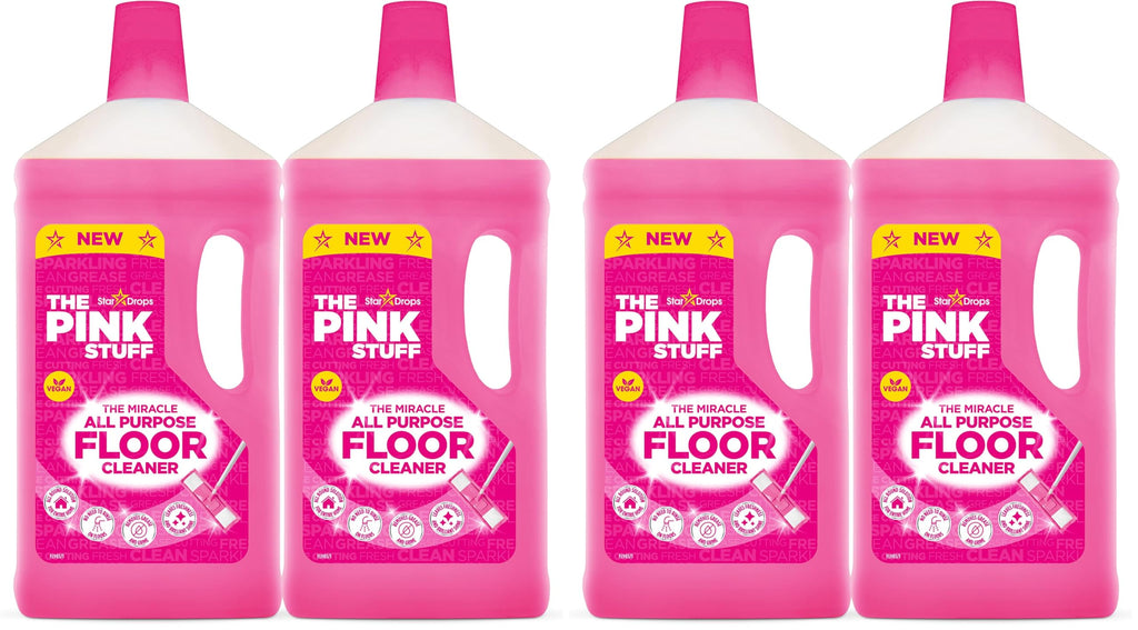 Stardrops - The Pink Stuff - The Miracle All Purpose Floor Cleaner, (82375),(Pack of 4)