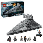 LEGO Star Wars Imperial Star Destroyer Building Toys Set - Build & Display for Boys & Girls, Ages 10+ - Gift for Birthdays - Star Wars Darth Vader & 6 Minifigure Toys - 75394