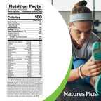 NaturesPlus FRUITEIN Exotic Red Fruit Shake - 1.3 lbs - 13 Grams of Plant-Based Protein Per Serving - Supports Energy & Immune System - Vegetarian, Gluten Free & Non-GMO - 16 Servings