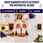 Sole Serenity Good Night Foot Pads, Support Achy Feet, Sleep (20 Pads)
