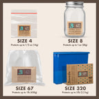 Boveda 62% Humidity Control Packs, Size 8, 10-Pack – Protects Up to 1 oz