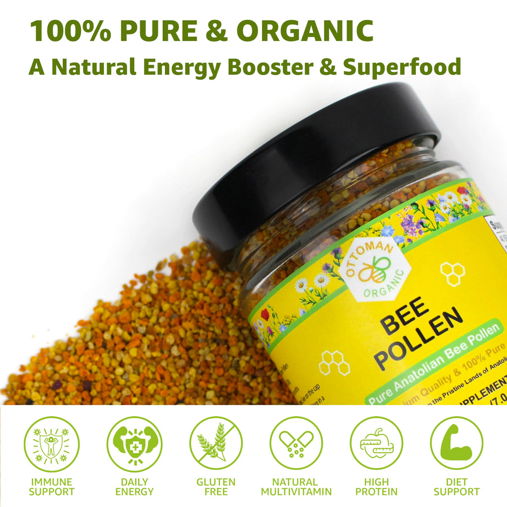 ottoman organic Bee Pollen 200g (7 oz) | USDA Organic