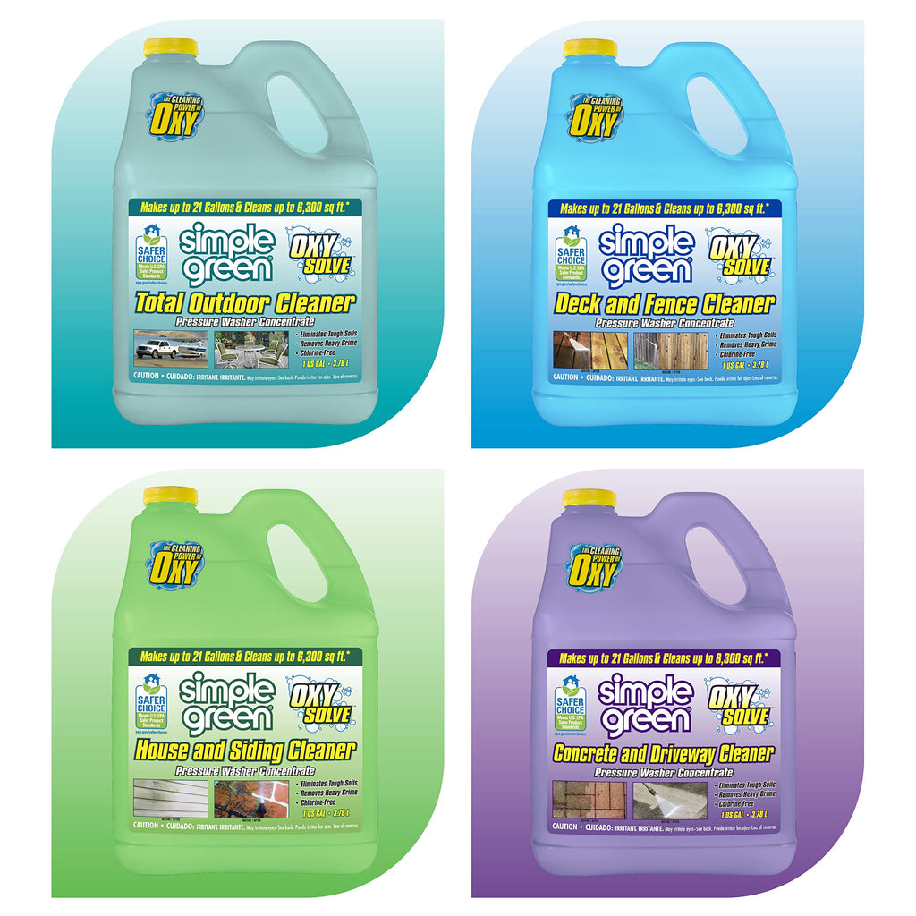 Simple Green Oxy Solve Total Outdoor Pressure Washer Cleaner – 1 Gal