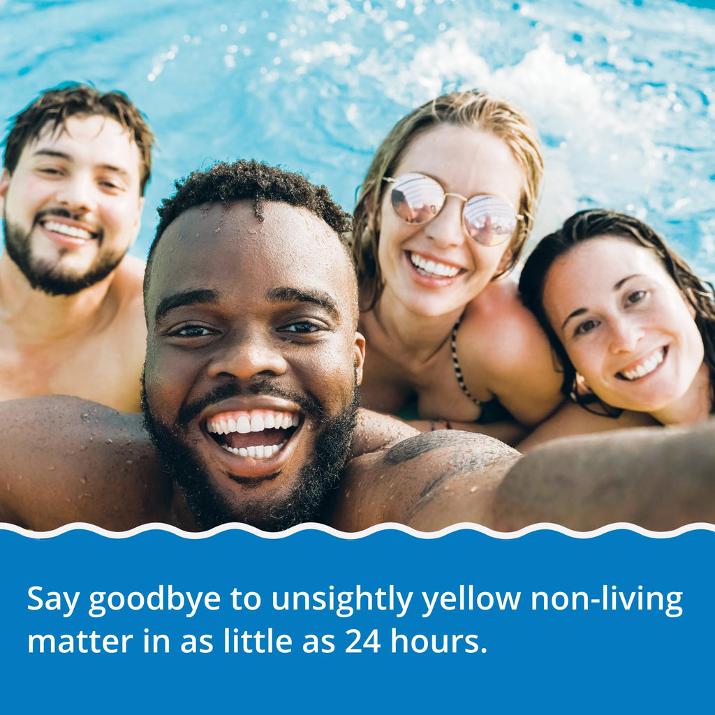 In The Swim Quick Clear Yellow - Turn Your Pool Water from Yellow and Cloudy to Sparkling Blue - 2 Pound