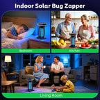 OnBeam Solar Bug Zapper Outdoor, 4200V Electric Mosquito Killer for Patio