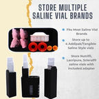 FOCAL POINT PRINTS ScleraMate Scleral Contact Lens Storage Case Travel Kit. Scleral Lens Kit Organizer. Store Saline solution, Contact lens case, Scleral lens inserter and Scleral Lens remover