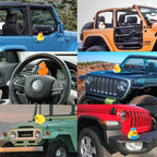 Arttyma Rubber Ducks in Bulk,Assortment Duckies for Jeep Ducking Floater Duck Bath Toys Party Favors (50-Pack)