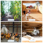 Fanspex 8" Solar Fan for Outdoor Chicken Coop, Small Greenhouse & Dog House