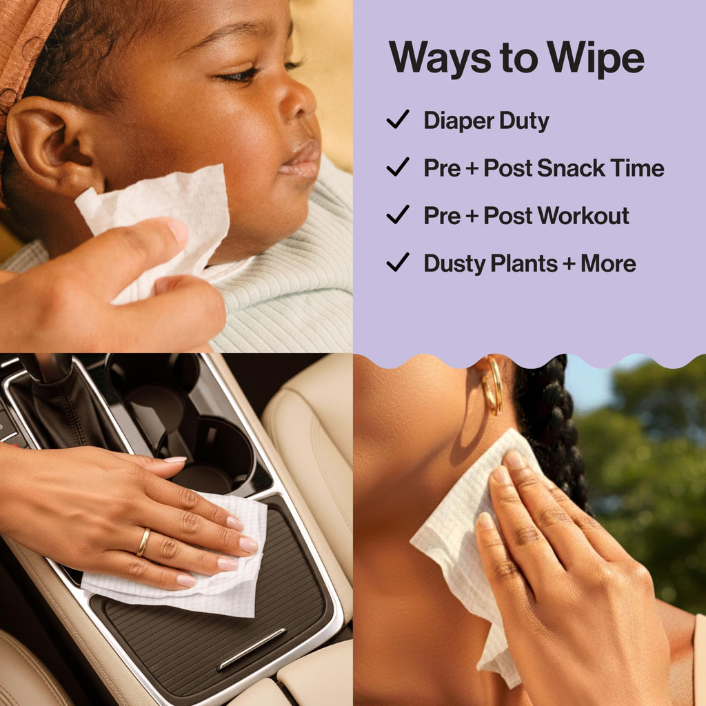 The Honest Company Calm and Cleanse Naturally Scented Wipes, Cleansing, Multi-Tasking, 99% Water Plant Based, Hypoallergenic, Lavender, 240 Count