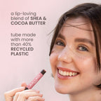 Burt's Bees Lip Shimmer, Raisin, Tinted Lip Balm Stick, Moisturizing for All Day Hydration with Natural Glowy Pigmented Finish & Buildable Color, 1 Count, 0.09 Oz