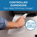 Pacific Blue Ultra 8" High-Capacity Automated Touchless Paper Towel Dispenser by GP PRO (Georgia-Pacific); Black; 59590; 12.9" W x 9" D x 16" H; 1 Dispenser