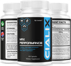 Cialix Pills for Men, Official Cialix Premium Advanced Formula Supplement Capsules - Maximum Strength, Natural Cialix Vitamin Support for Overall Health & Wellness, 60 Capsules for 1 Month