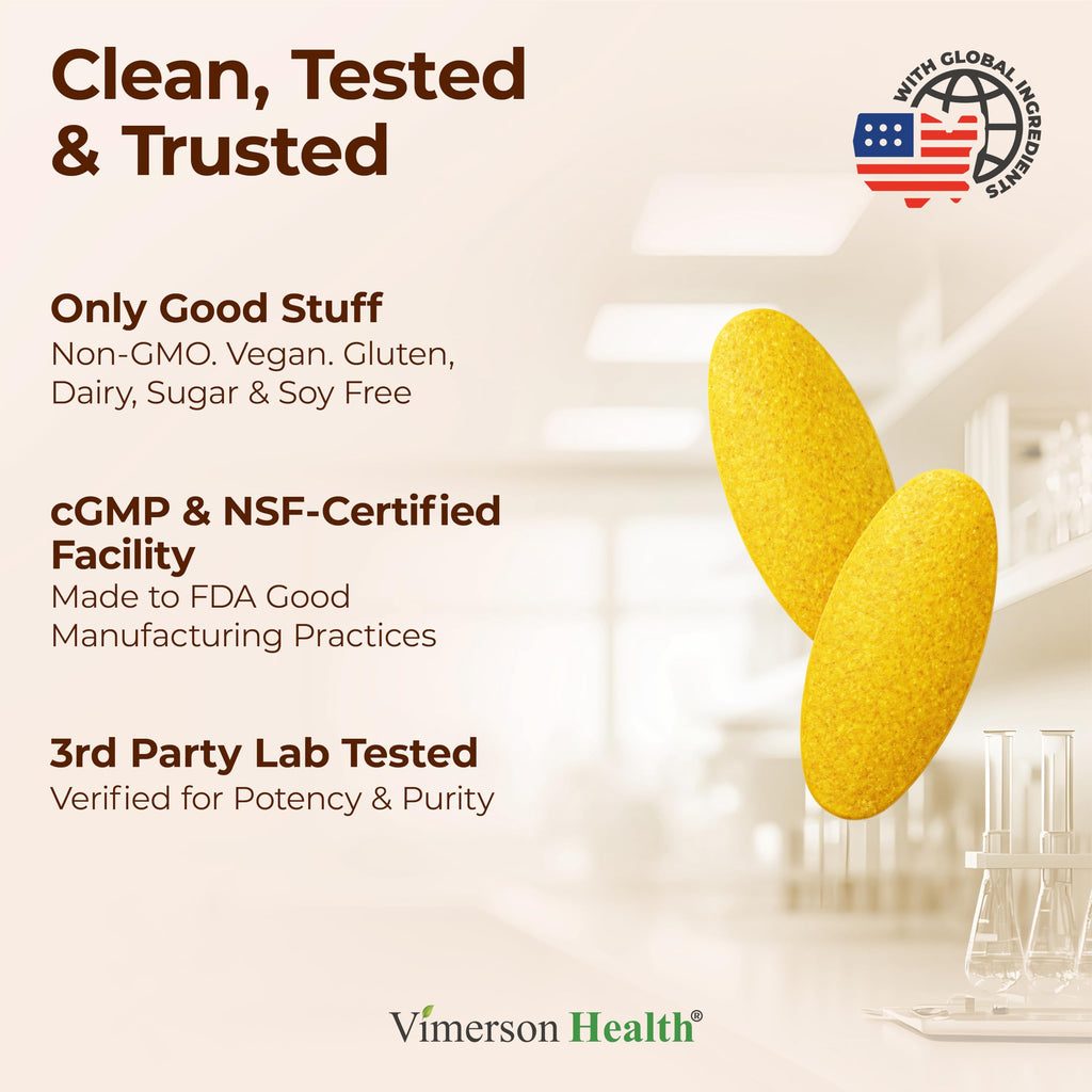 Turmeric Curcumin Supplement with Boswellia Serrata, Ginger Root, Organic Turmeric Powder & Bioperine for Max Absorption - 95% Curcuminoids Turmeric Supplement - 60 Tumeric Boswellia Extract Tablets