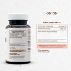 Onion 60 Capsules, 1000 mg, Onion (Allium Cepa) Dried Bulb (60 Capsules)