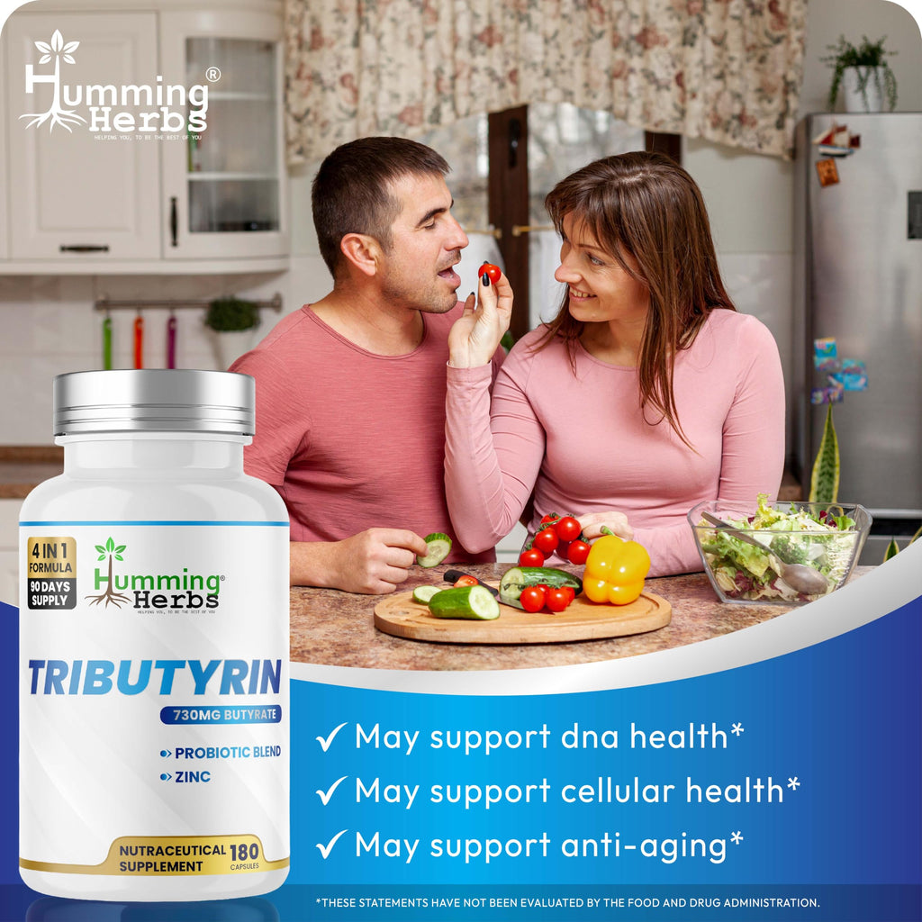 Humming Herbs Tributyrin Complex, 850 mg, 180 Count