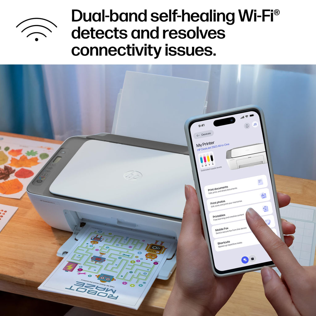 HP DeskJet 2923 Color Inkjet Printer | Wireless | All-in-One