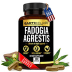 Earth Elixir Fadogia Agrestis Supplement 900mg (180 Capsules) - Made in USA - 3 Month Supply - 3rd Party Tested - Fadogia Agrestis Extract -Max Purity – 100% Pure – Fadogia Agrestis Capsules