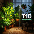 SANSI T10 Standing Grow Lights for Indoor Plants, Vertical Grow Light 4.3FT