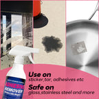 FAVIRZCE Adhesive Remover Spray for Sticky Residue - Heavy Duty Sticker Eraser for Cars Glass Plastic Metal - Cleans Decals Glue Crayon Tar Gum & Labels - Surface Safe Formula