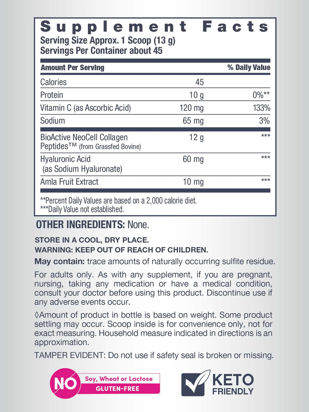 NeoCell Super Collagen Powder, Collagen Plus includes Vitamin C & Hyaluronic Acid, Promotes Healthy Hair, Beautiful Skin, & Nail Support, Collagen Type 1 & 3, 12g Collagen per Serving, 20.6 Oz