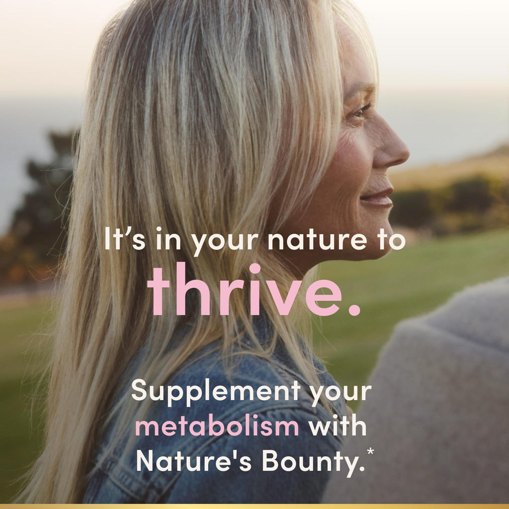 Nature’s Bounty Optimal Solutions Metabolism Booster Supplement, Boosts Fat Metabolism, Promotes Abdominal Fat Loss, With Citrus Extracts and Black Ginger, 60 Capsules
