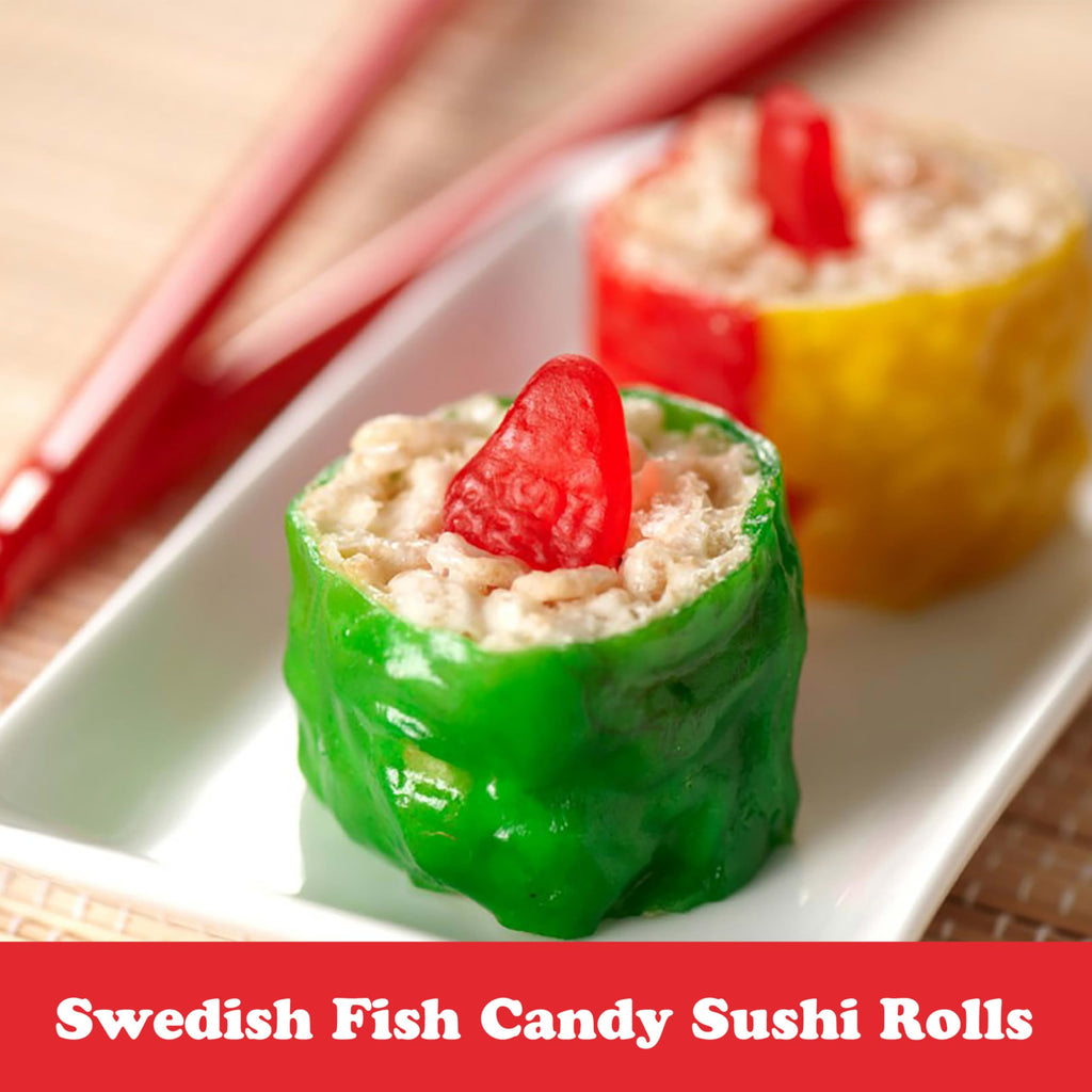 SWEDISH FISH Mini Soft & Chewy Candy, Halloween Candy, 24 - 2 oz Bags