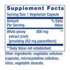Life Extension Peony Immune, White Peony Root, Immune Health Support, Immune System, Gluten-Free, Non-GMO, Vegetarian, 60 Capsules
