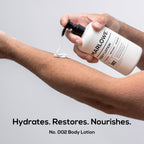 MARLOWE. No. 002 Body Lotion for Men, 15 oz Pump, Original, Revitalizing Dry Skin Lotion with Aloe Vera & Amino Acids, Hydrates & Nourishes, Lightly Scented
