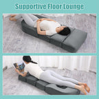 HOMBYS BBL Pillow After Surgery for Sleeping,High Density Foam Brazilian Butt Lift Pillow Post Surgery Recovery for Sleeping,Dark Grey BBL Chair with Hole for Sitting