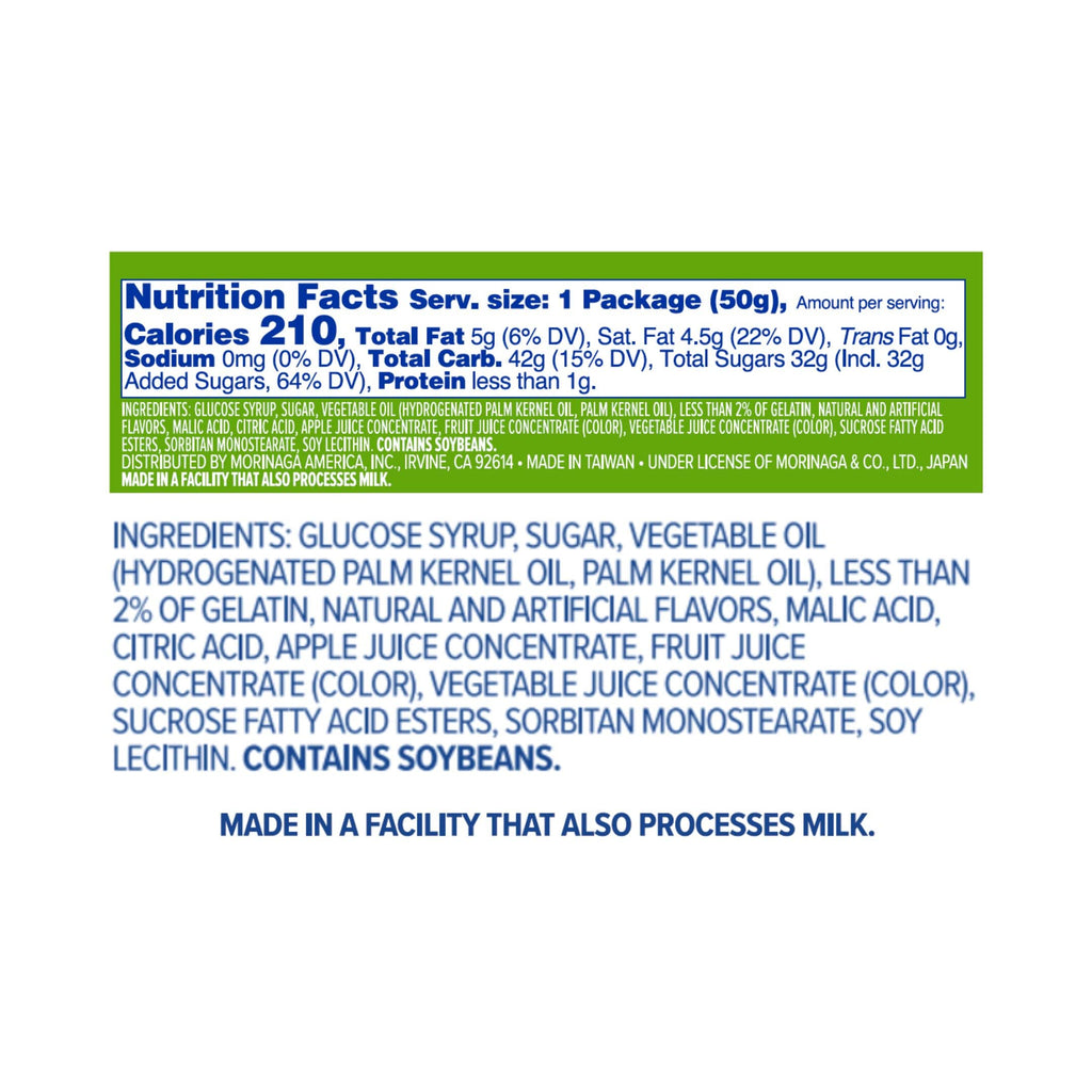 HI-CHEW Green Apple Sticks, 15-Pack, Unique Fun Soft & Chewy Taffy Candy, 1.76oz Each - Made with Immensely Juicy Fruity Flavors, Halloween Candy