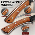 Freelander Japanese Machete with Wood Sheath for Yard Work, Gifts for Men