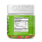 OLLY Fiber Gummy Rings, 5g Prebiotic Fiber, FOS (Fructo-oligosaccharides), Digestive Support, Berry Melon 50ct