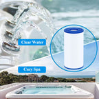 Cryspool® 04061 Filter Compatible with C-4335, PRB35-IN, R173431, Guardain 409-219, FC-2385, 03FIL1300, 35 Sq. Ft Spa Filter Cartridge, 2 Pack