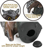 Galashield Owl Decoy to Scare Birds Away Plastic Owl Statue 16.5" Tall
