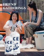 FireKylin 50 Pack Ice Bags 10 lb, Heavy-Duty Ice Bags with Drawstring,Portable Ice Cube Storage and Freezer Keeper (2 Mils Thickness)