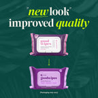 goodwipes Flushable Butt Wipes - Vitamin E & Aloe - Sewer & Septic Safe - Extra Large Adult Wet Wipes For Women & Men - Bathroom Essentials - Lavender, 318 Count (6 Packs + 1 Travel)