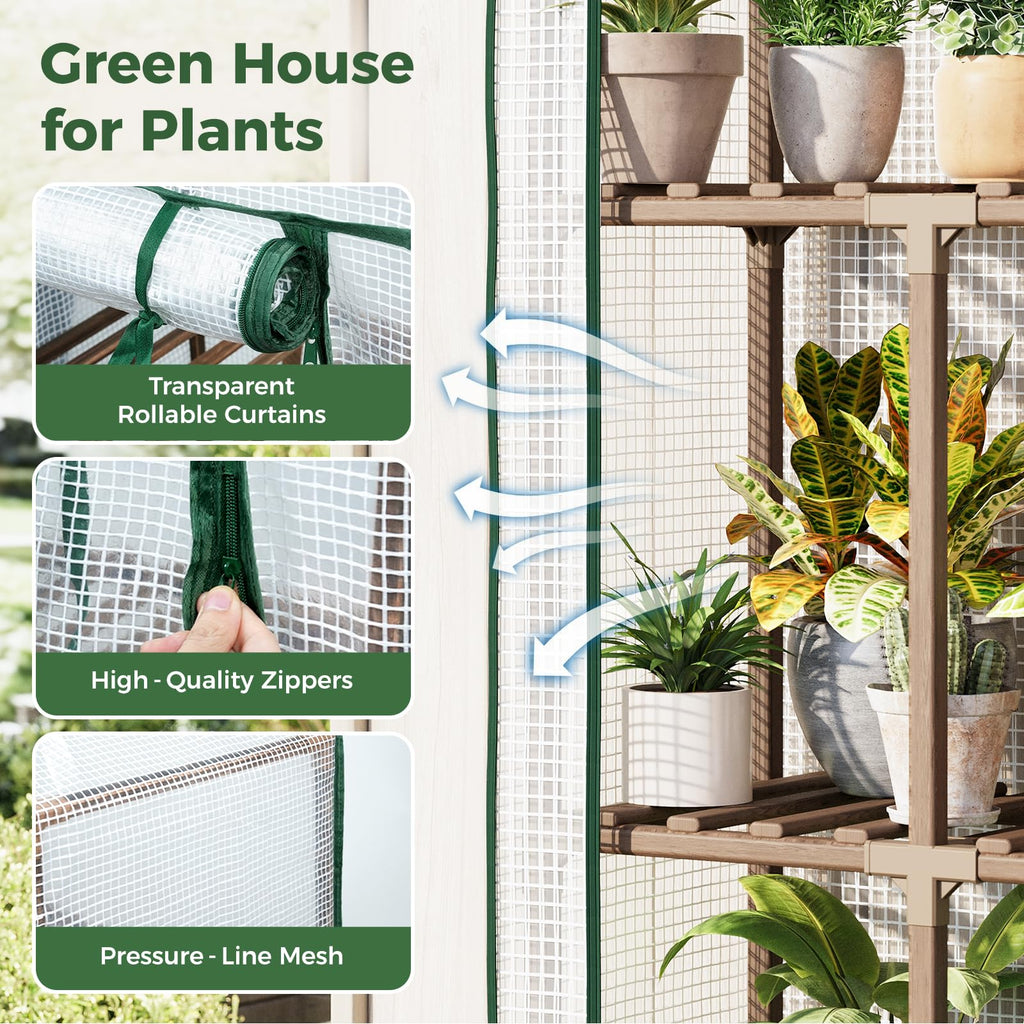 4 Tier Bamworld Mini Greenhouse for Outdoor