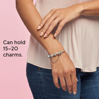 PANDORA Heart Clasp Snake Chain Bracelet - Heart Clasp - Romantic Jewelry for Her with Gift Box - Compatible Moments Charms - Sterling Silver - 6.7"