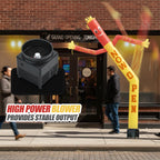 QIZRON 6ft Now Open Air Tube Dancer Inflatable Waving Tube Man with Blower - Wacky Waving Dancing Guy Set for Business Promotion