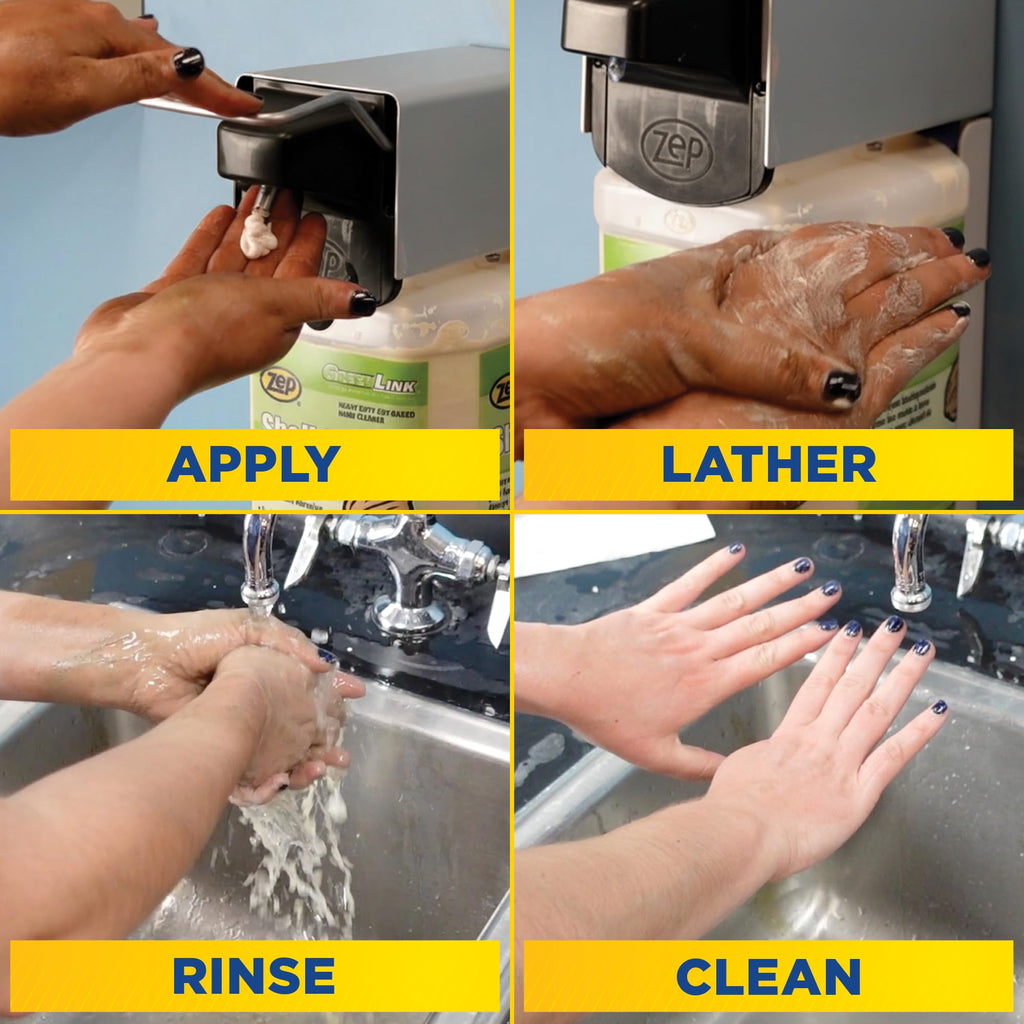 Zep Shell Shock Hand Cleaner and D-4000 Dispenser - 1 Gallon (Case of 4)