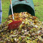 Ideal Swan 72 Gallon Reusable Yard Leaf Bag Holder, 2 Pack Waste Collector