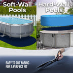 Shop Square 10-Foot-by-15-Foot Oval Pool Liner Pad for Above Ground Pools - Under Pool Padding, Above Ground Pool Pad Oval, Puncture Protection, Extend Liner Life, Durable Geotextile Material