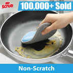 Sponges Kitchen Dish Sponge for Washing Dishes Cleaning Kitchen, All-Purpose, 12 Pack, Non Scratch, Rough Scrubbers Side for Non-Stick Cookware, Soft Microfiber Scrub Side for Dishes, Mr. Scrub