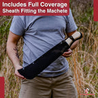 Armory Replicas Caribbean Panga Full Tang Machete - Outdoor Camping Sickle Knife - 21.5 inch