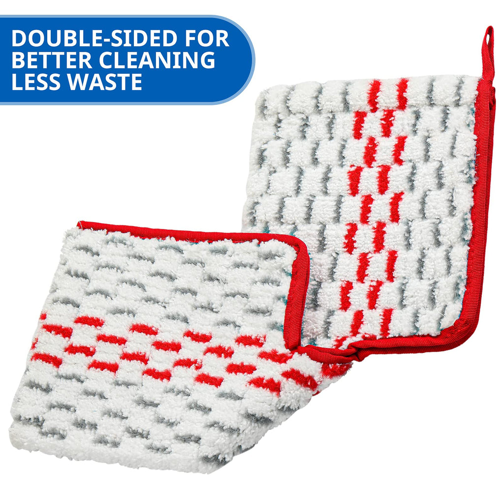 6 Pack Washable Microfiber Spray Mop Refills Compatible with O-Cedar ProMist MAX Spray Replacement Mop Pads