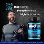 Valdivia (2 Pack) Hero Up Capsules - Official HeroUp Supplement - Energy Support, All Natural Vitamins for Overall Health & Wellness, 120 Capsules for 2 Months